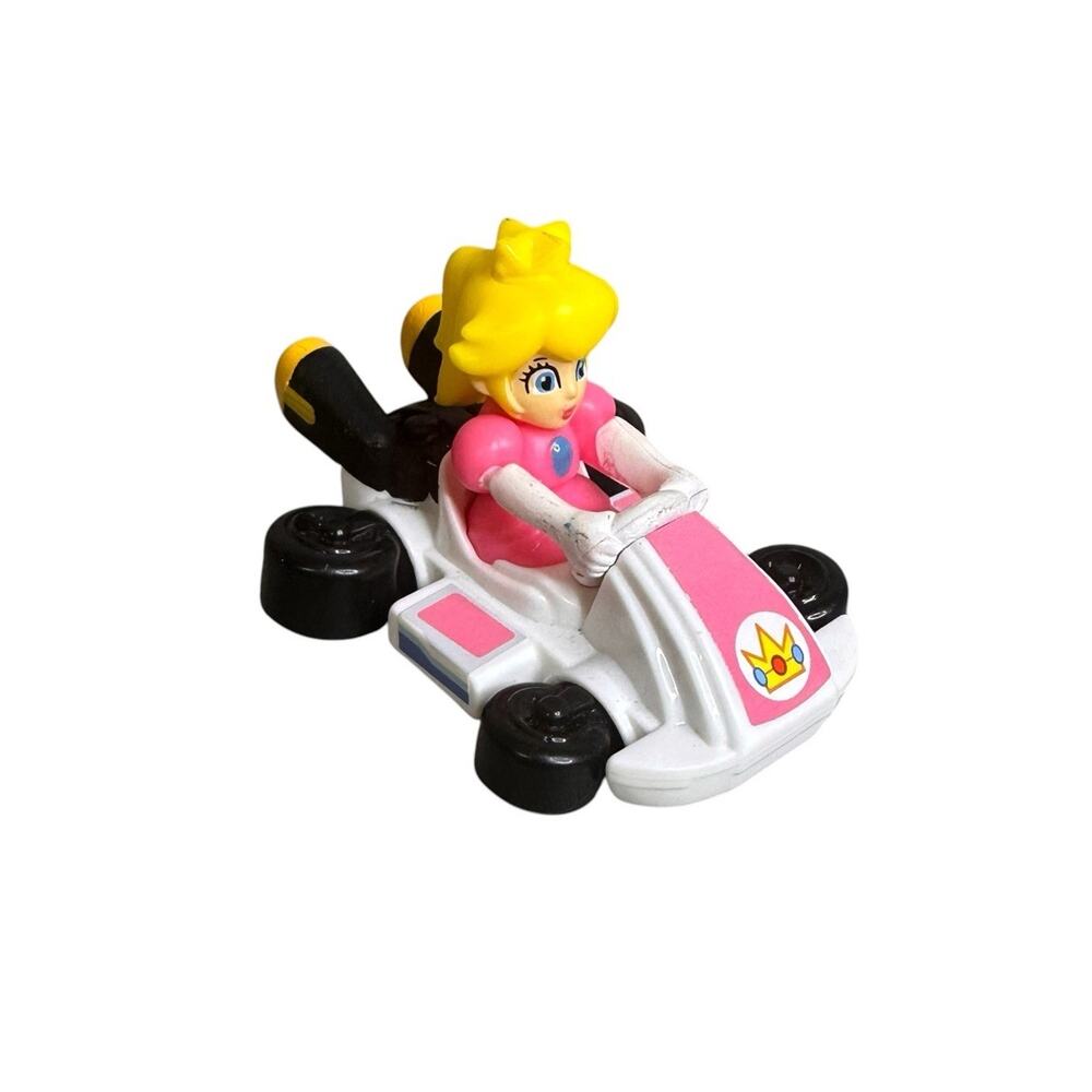 Princess Peach Nintendo 2024 McDonald's Happy Meal Toy Mario Kart Race Car
